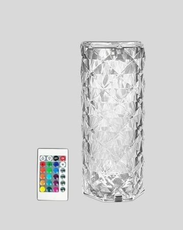 Şık Kristal Rgb Led Masa Ve Gece Lambası 16 Renk Modu