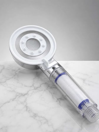 Ergonomik Mineral Taşlı Duş Başlığı 1 Adet Banyo İçin