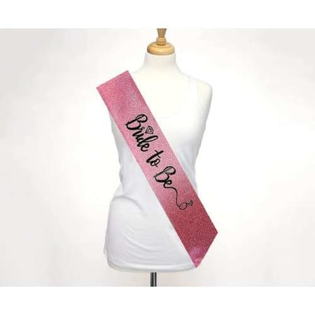 Şık Simli Kuşak Kemer 10 cm Genişlik ile Bride To Be