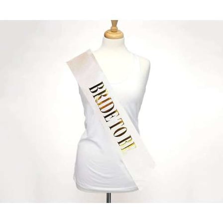 Şık Bride To Be Yazılı Kuşak Kemer 10 cm Genişlik