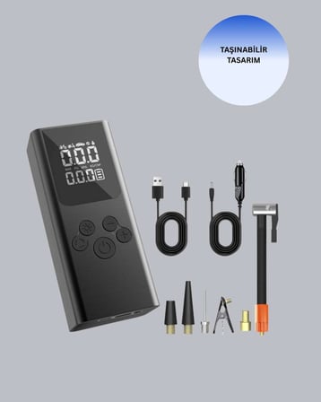 Taşınabilir Dijital Lastik Pompası Çok Amaçlı Kullanım için