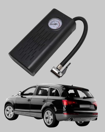 Yeni Nesil Elektrikli Kompresör 20 cm Hortum ile Motosiklet ve Bisiklet İçin