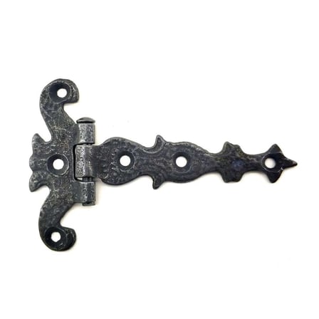 Antika Tarz Dekoratif Pirinç Kuyruklu Kelebek Menteşe - 63x100 Mm, Oksit