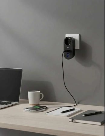 Ftr-07 2xusb 1xtypec Termal Akım Korumalı Isıya Dayanıklı Tekli Priz