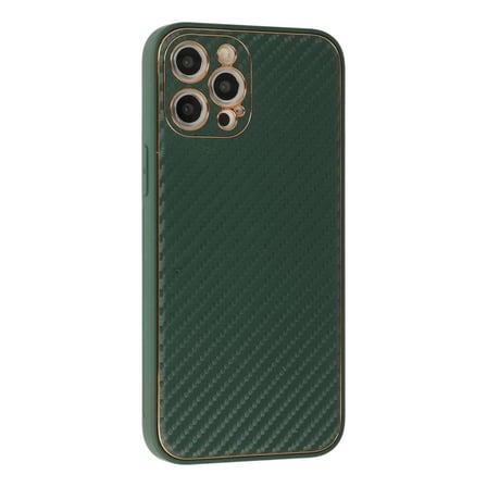İphone 12 Pro Kılıf Coco Karbon Silikon - Yeşil