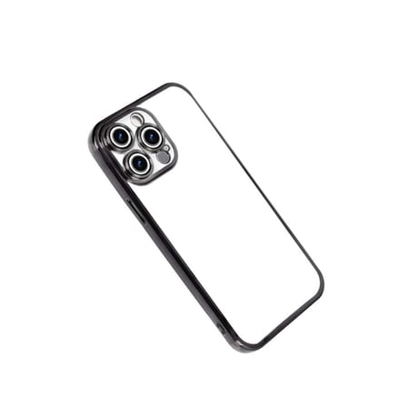 İphone 15 Pro Max Razer Lensli Silikon - Siyah