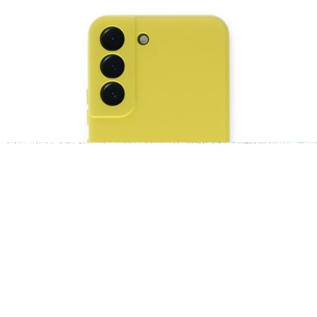 Samsung Galaxy S23 Plus Kılıf Nano İçi Kadife Silikon - Sarı