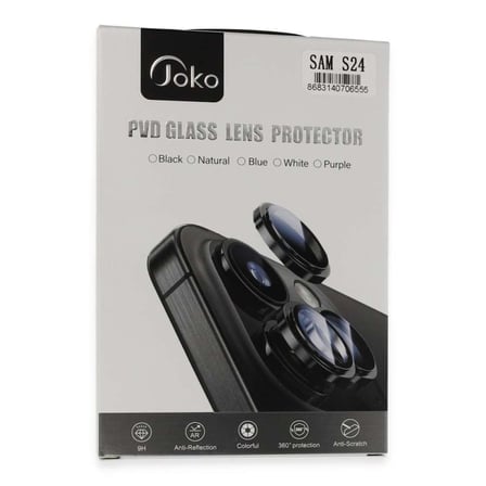 Joko Samsung Galaxy S24 Pvd Metal Kamera Lens - Siyah
