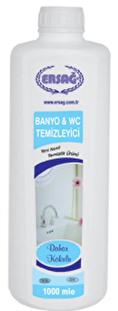 Ersağ Genel Temizlik + Bahar Kokulu Banyo & WC Temizleyici + Yağ Çöz 1000 Ml.