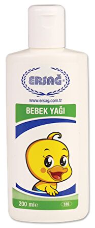 Ersağ Bebek Şampuanı + Bebek Duş Jeli + Bebek Yağı