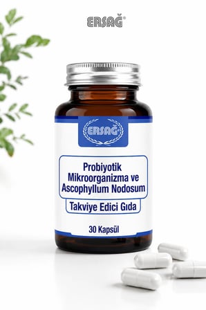 ERSAĞ Probiyotik Mikroorganizma ve Ascophyllum Nodosum 30 Kapsül