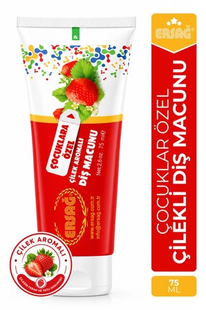 ERSAĞ Çilekli Diş Macunu 75 ML