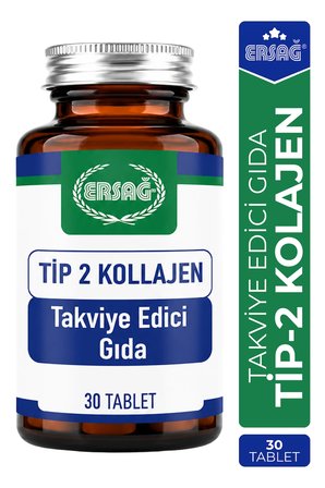 ERSAĞ Tip 2 Kollajen İçeren Takviye Edici Gıda 30 Tablet