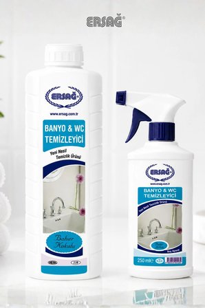ERSAĞ Aparatlı Bahar Kokulu Banyo WC Temizleyici 1000 ML