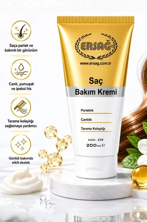 ERSAĞ Saç Bakım Kremi 200 ML