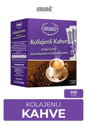 ERSAĞ Kollajenli Kahve Tip 1-3 Kollajen İçeren Toz Kahve 240Gr