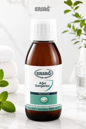 ERSAĞ Nane Aromalı Ağız Gargarası 200 ML