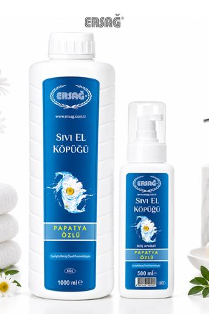 ERSAĞ Aparatlı Papatya Özlü Sıvı El Köpüğü 1000 ML X 500 ML
