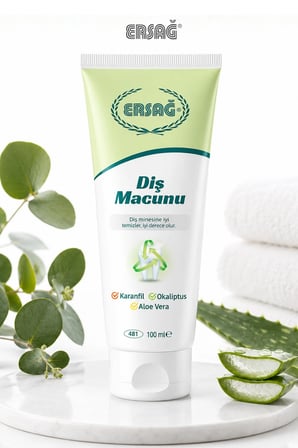 ERSAĞ Karanfil Okaliptüs Aloe Vera Özlü Diş Macunu 100 ML