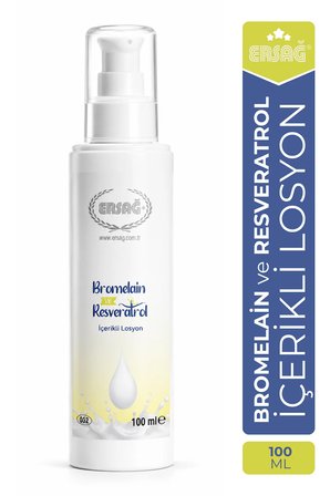 ERSAĞ Bromelain ve Resveratrol İçerikli Losyon 100 ML