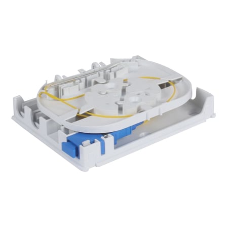 Erat Fiber FTTH Kutusu 2 Port SC SX, 2 Adet SC Pigtail + 2 adet SC SX Adaptör