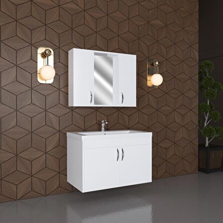 Ert Concept Star Kare Banyo Dolabı 80 cm Asma