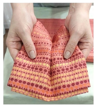 Premium TAÇ Jakar Saten Fon Perde- EN: 100 cm -Pile: 1/3 (sık) pile 