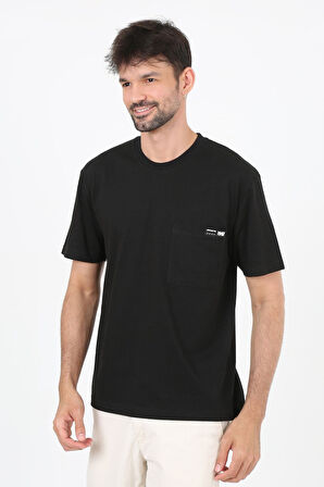 2708 YENİ SEZON SIFIR YAKA KISA KOLLU BASKI DETAYLI SPECIAL COLLECTION T-SHIRT