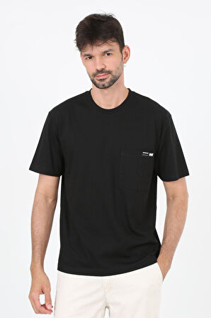 2708 YENİ SEZON SIFIR YAKA KISA KOLLU BASKI DETAYLI SPECIAL COLLECTION T-SHIRT
