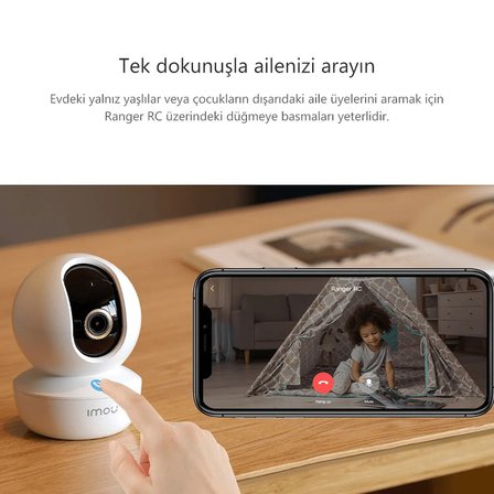 Imou Ipc-gk2cp-3c0wr 3 Mp İç Ortam Pt Kamera Ranger Rc