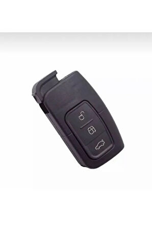 Ford Focus C Max S-max Mondeo Kuga Uyumlu Silikon Anahtar Koruma Kılıfı Sustasız Siyah Renk