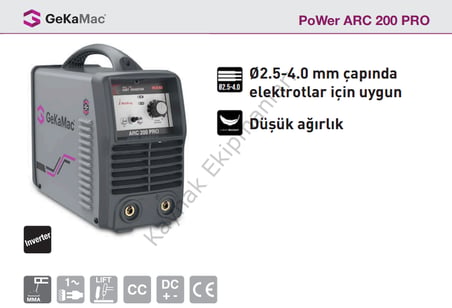 Gedik Arc 200 PRO İnverter Kaynak Makinası