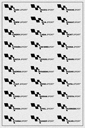MARKANIZ SPORT STICKER 45 x 15 cm