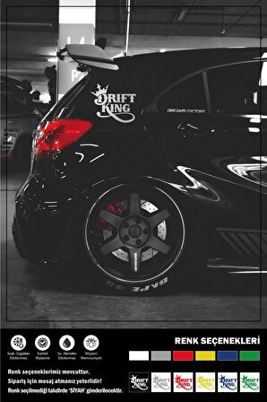 DRIFT KING STICKER 35 x 30 cm