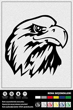 KIZGIN KARTAL STICKER 35 x 35 cm