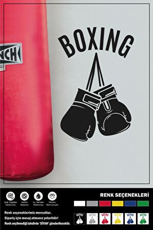BOXING STICKER 20 x 13 cm