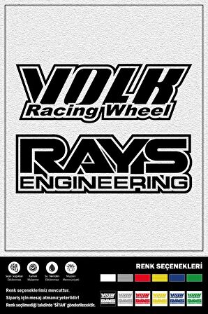 VOLK-RAYS STICKER 20 x 7 cm