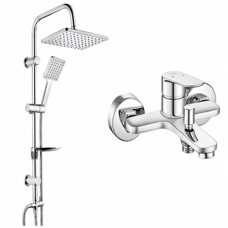 Fast Banyo Bataryası + Tema 53242 Rain Carismo Duş Sistemi