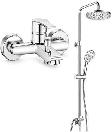 Lite Banyo Bataryası + Ar Tuna Duş Kolonu | 5 Yıl Garantili
