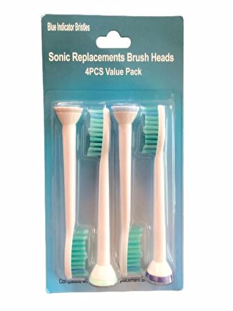 Philips Sonicare Şarjlı Diş Fırçası Uyumlu Yedek Başlık 4'lü Paket