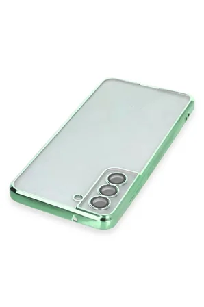 Samsung Galaxy S21 FE Kılıf Razer Lensli Silikon - Yeşil