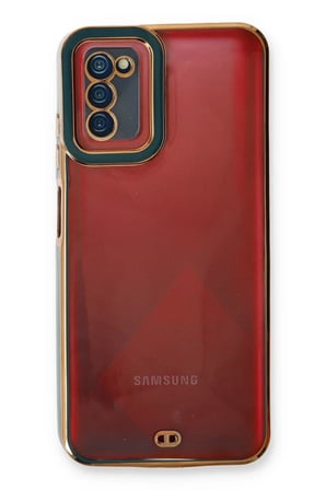 Samsung Galaxy A03S Kılıf Liva Lens Silikon - Yeşil