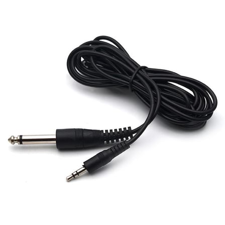 PM-15917 Siyah 6.3 Mm Gitar to 3.5 Mm Stereo Ara Kablo (1.4 Metre)