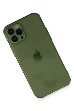 Apple Uyumlu iPhone 12 Pro Kılıf Fly Lens Silikon - Yeşil