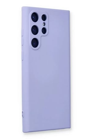 Samsung Galaxy S23 Ultra Kılıf Nano içi Kadife Silikon - Lila
