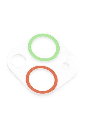 Apple Uyumlu iPhone 13 Mini Renkli Kamera Lens Koruma Cam - Yeşil-Pembe