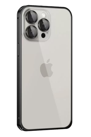 Joko Apple iPhone 15 Pro Metal Bumper Mat Kapak - Siyah