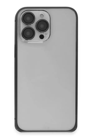 Joko Apple iPhone 15 Pro Metal Bumper Mat Kapak - Siyah