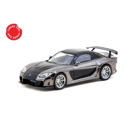 1/64 Mazda RX-7 VeilSide Fortune7 Grey Metallic / Black
