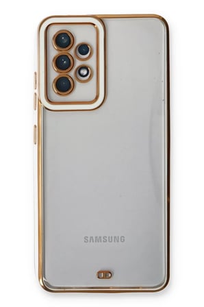 Samsung Galaxy A73 5G Kılıf Liva Lens Silikon - Beyaz